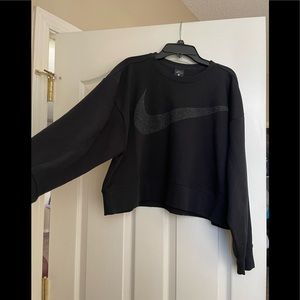 NWT- oversized cropped Nike sweatshirt